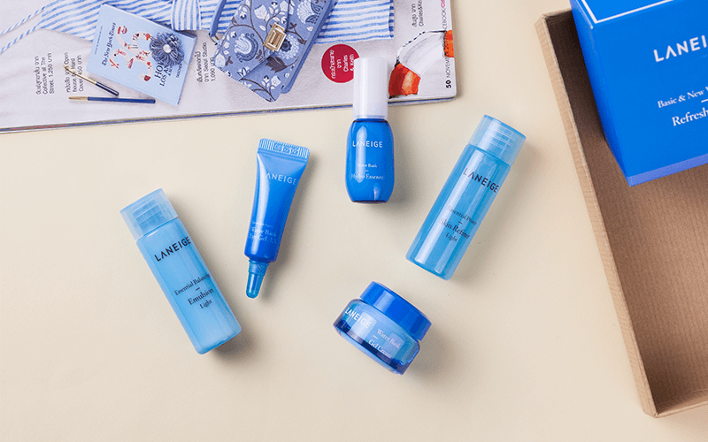 Laneige,Laneige Basic & New Water Bank Refreshing Kit,เซ็ต Water Bank,ลาเนจ วอเตอร์แบงก์